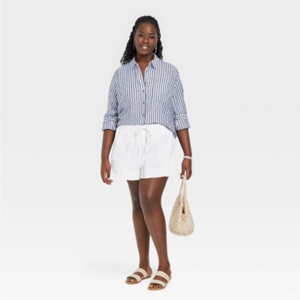 Universal Thread Relaxed Fit Button Down Shirt - image 2